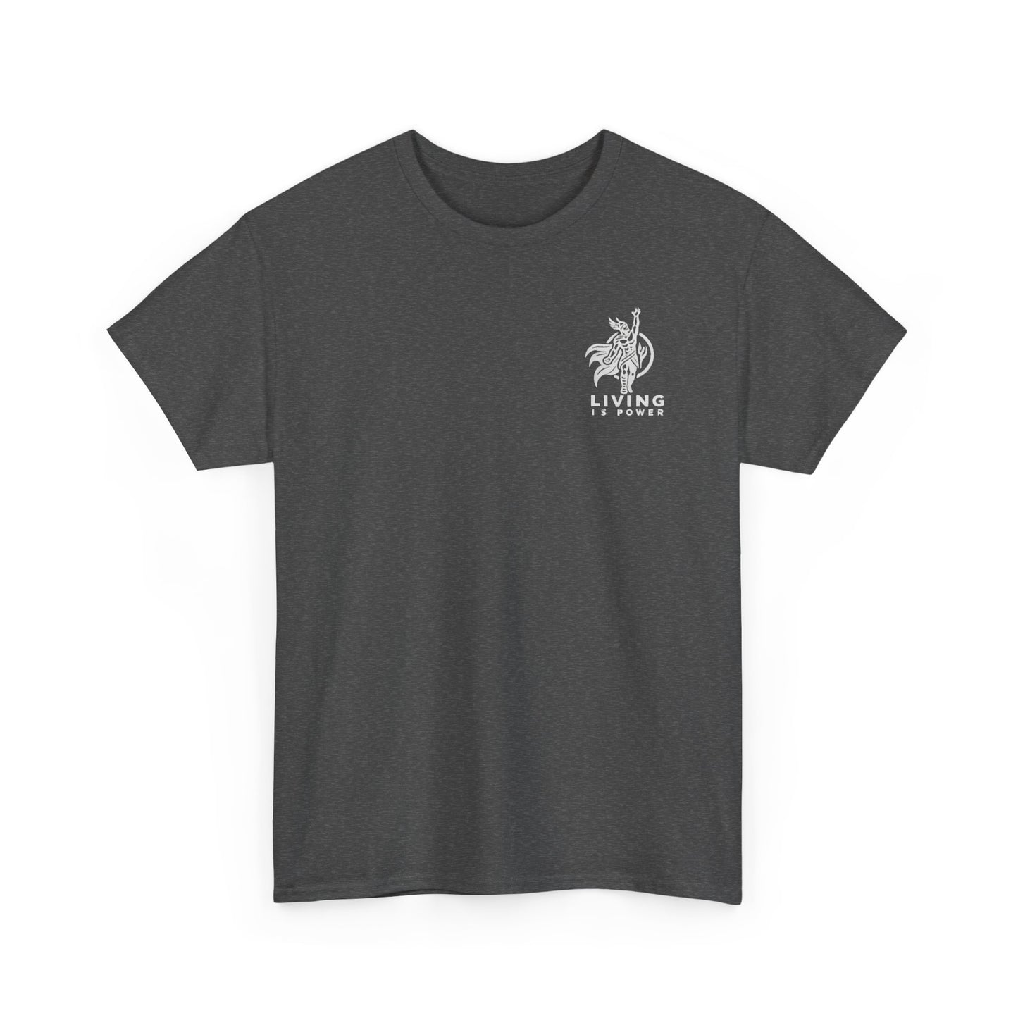 Viking Warrior Logo White on Black Living