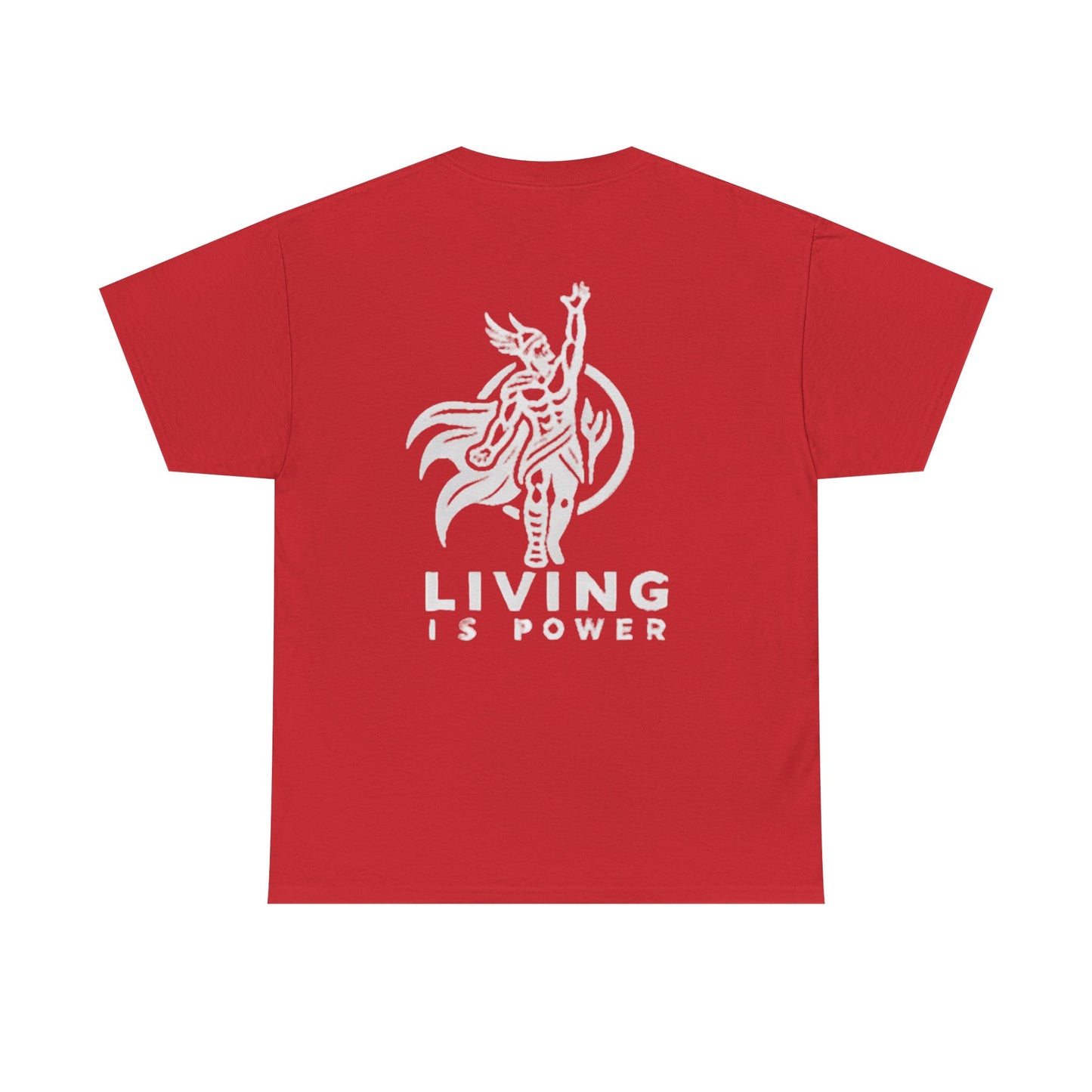 Viking Warrior Logo White on Black Living