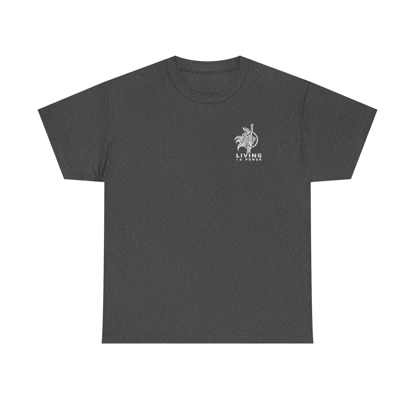 Viking Warrior Logo White on Black Living