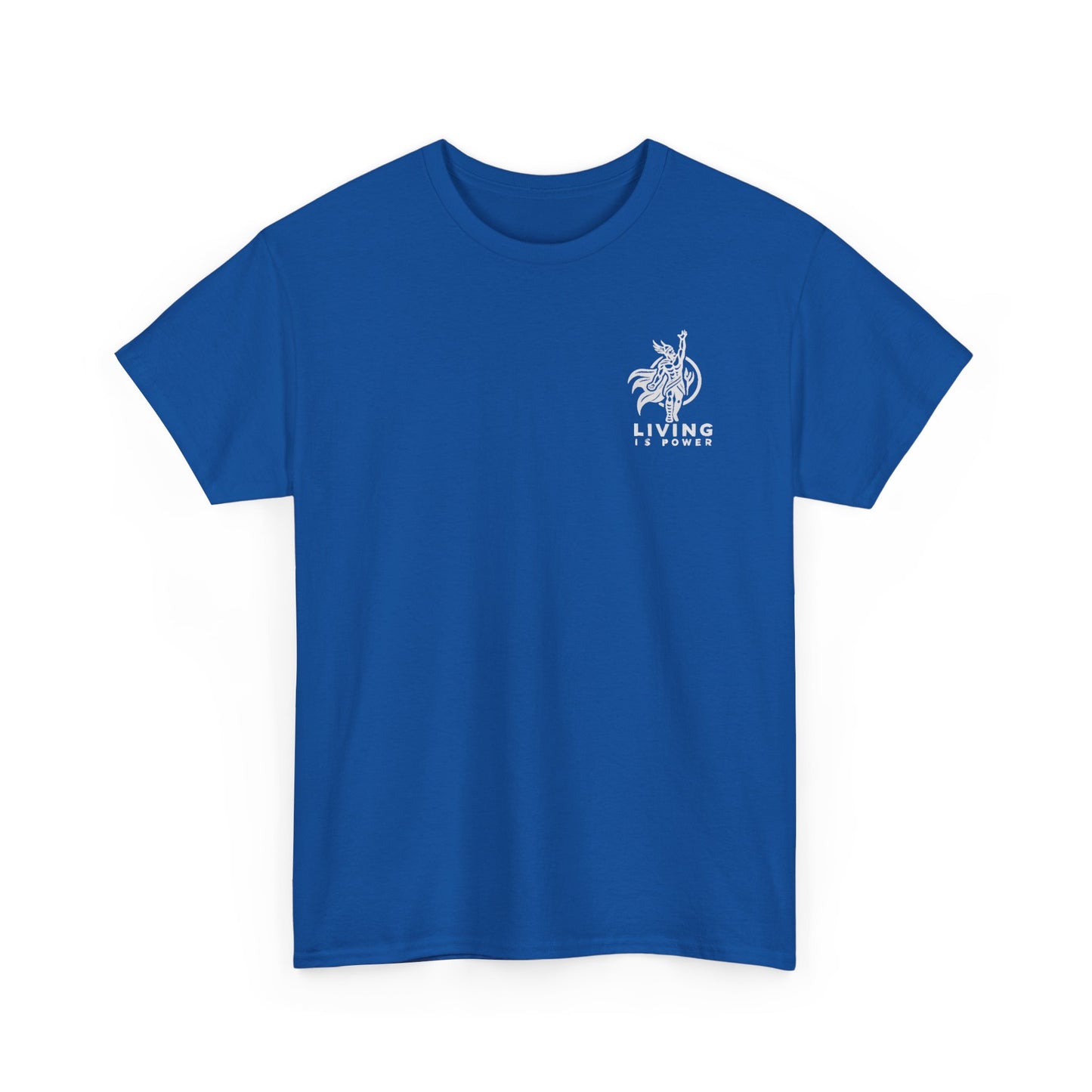 Viking Warrior Logo White on Black Living