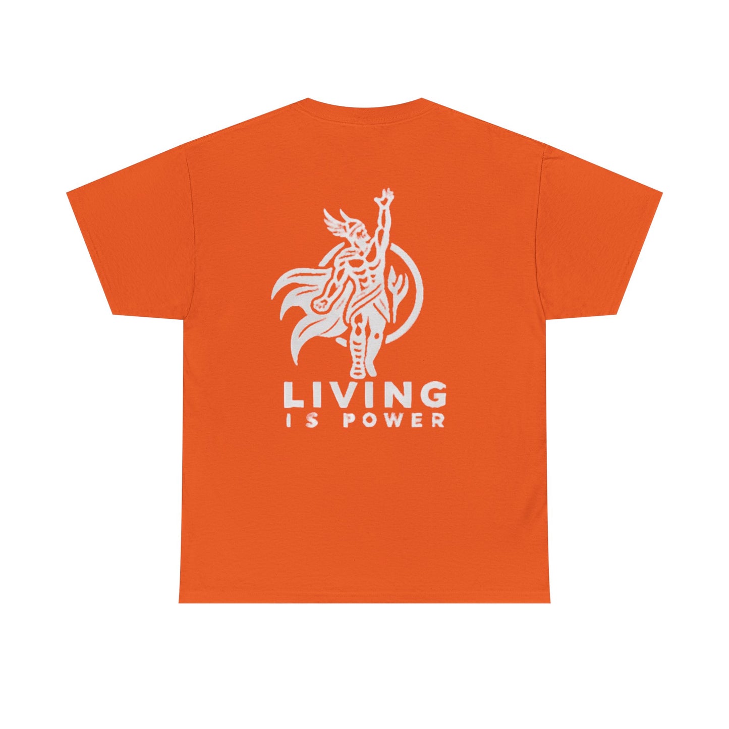 Viking Warrior Logo White on Black Living