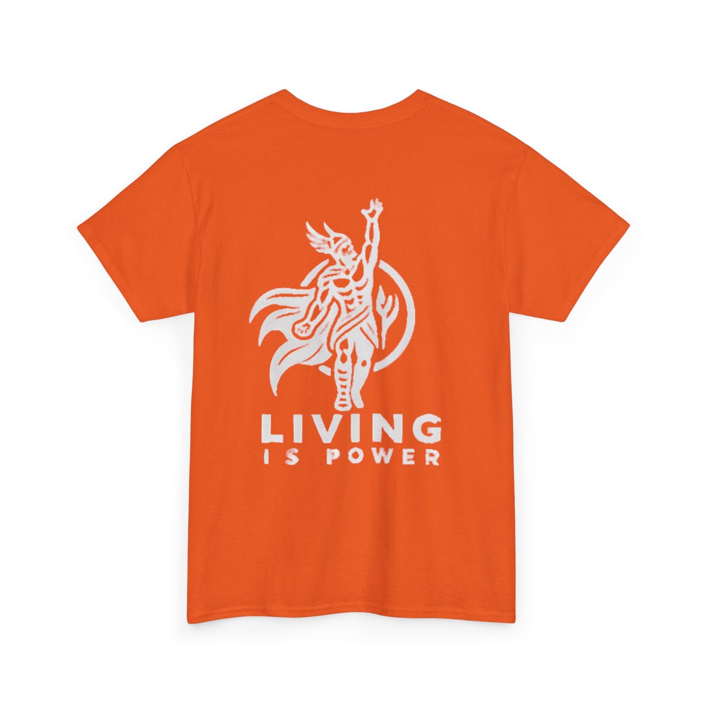 Viking Warrior Logo White on Black Living