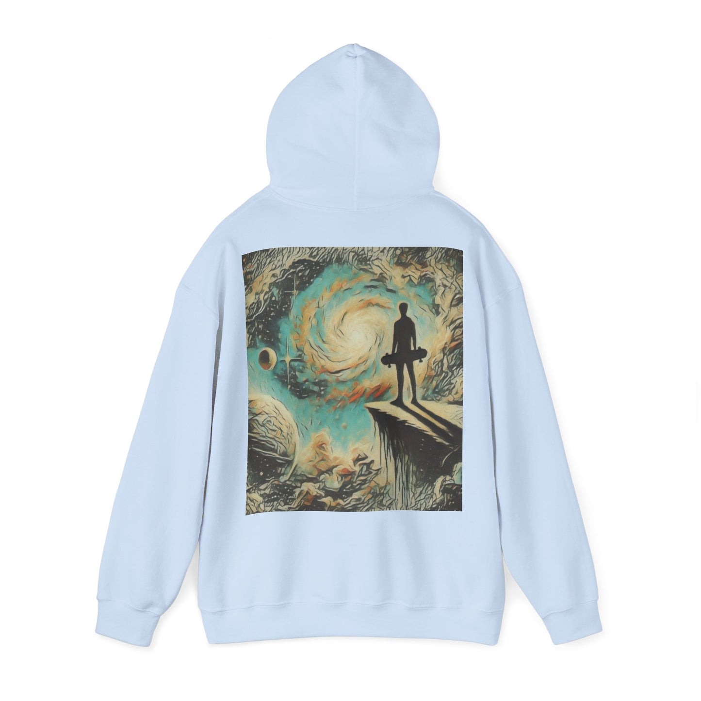 Skaters Dream Graphic Hoodie - Living is Power Merchandise,  Skateboarder Gift, Streetwear , Cool Hoodie for Skaters, Skater