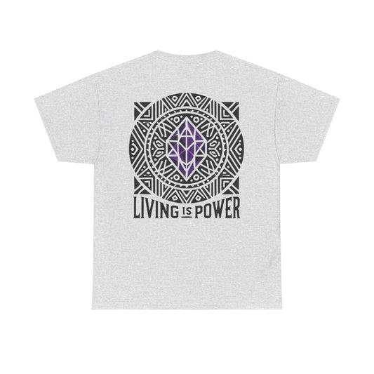 Crystal Power 'Living Is Power' T-Shirt , Crystal Apparel