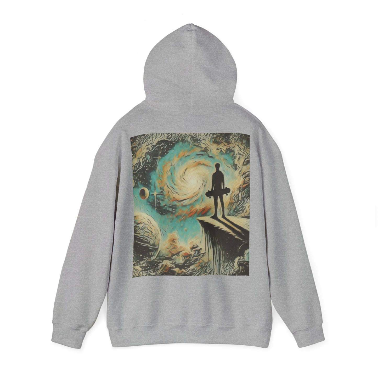 Skaters Dream Graphic Hoodie - Living is Power Merchandise,  Skateboarder Gift, Streetwear , Cool Hoodie for Skaters, Skater