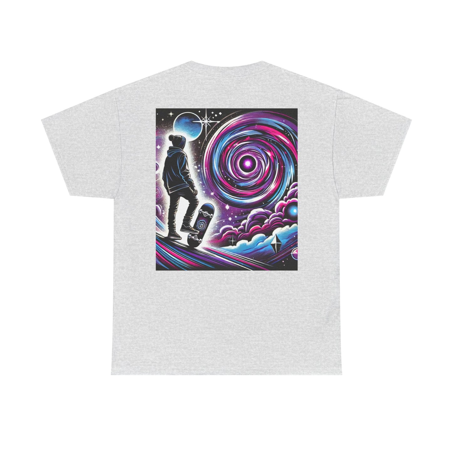 Skaters Universal Dream Graphic Tee - Living is Power Merchandise, Unisex T-Shirt, Skateboarder Gift, Streetwear Shirt, Skater