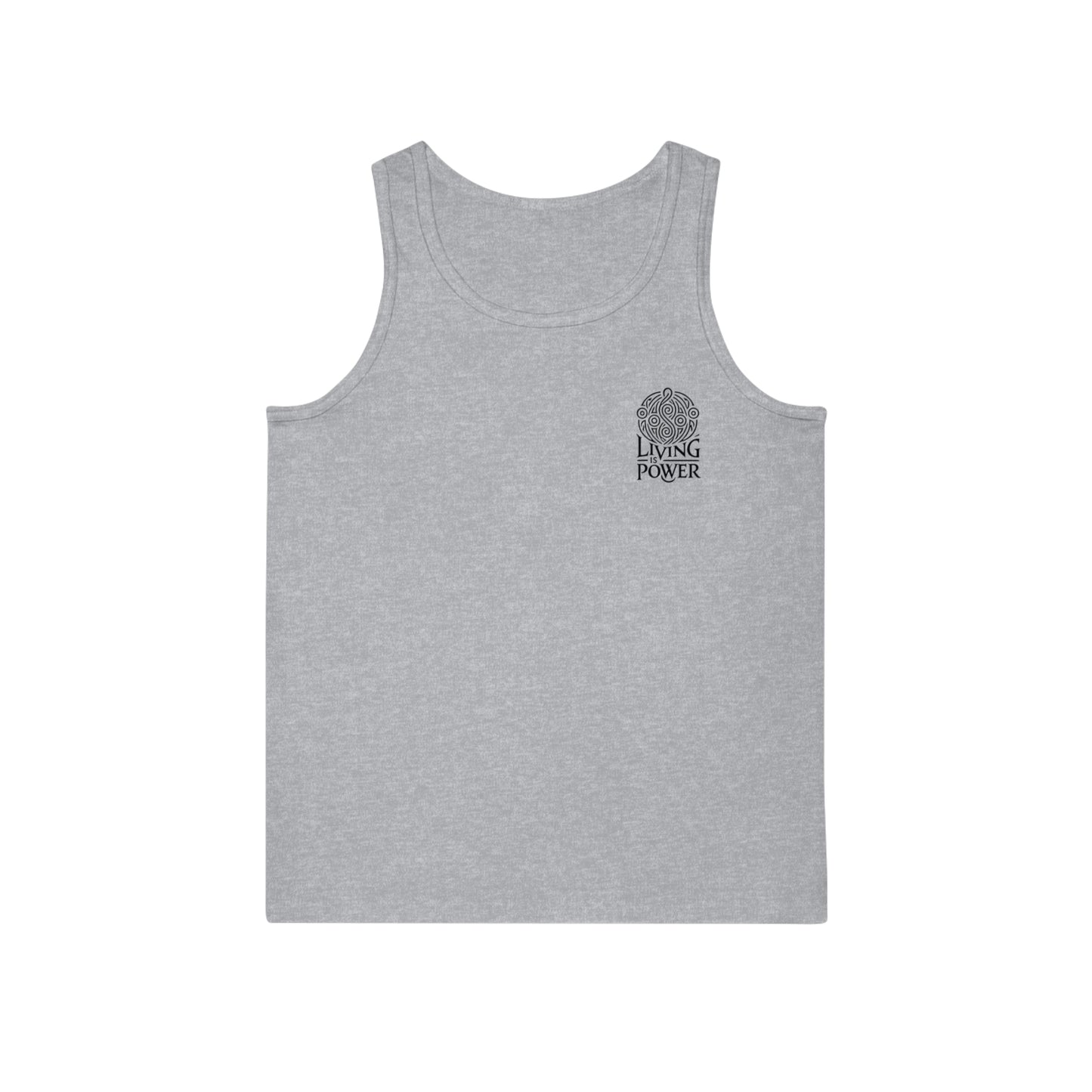 Unisex Soft Tank Top Living Is Power Merch