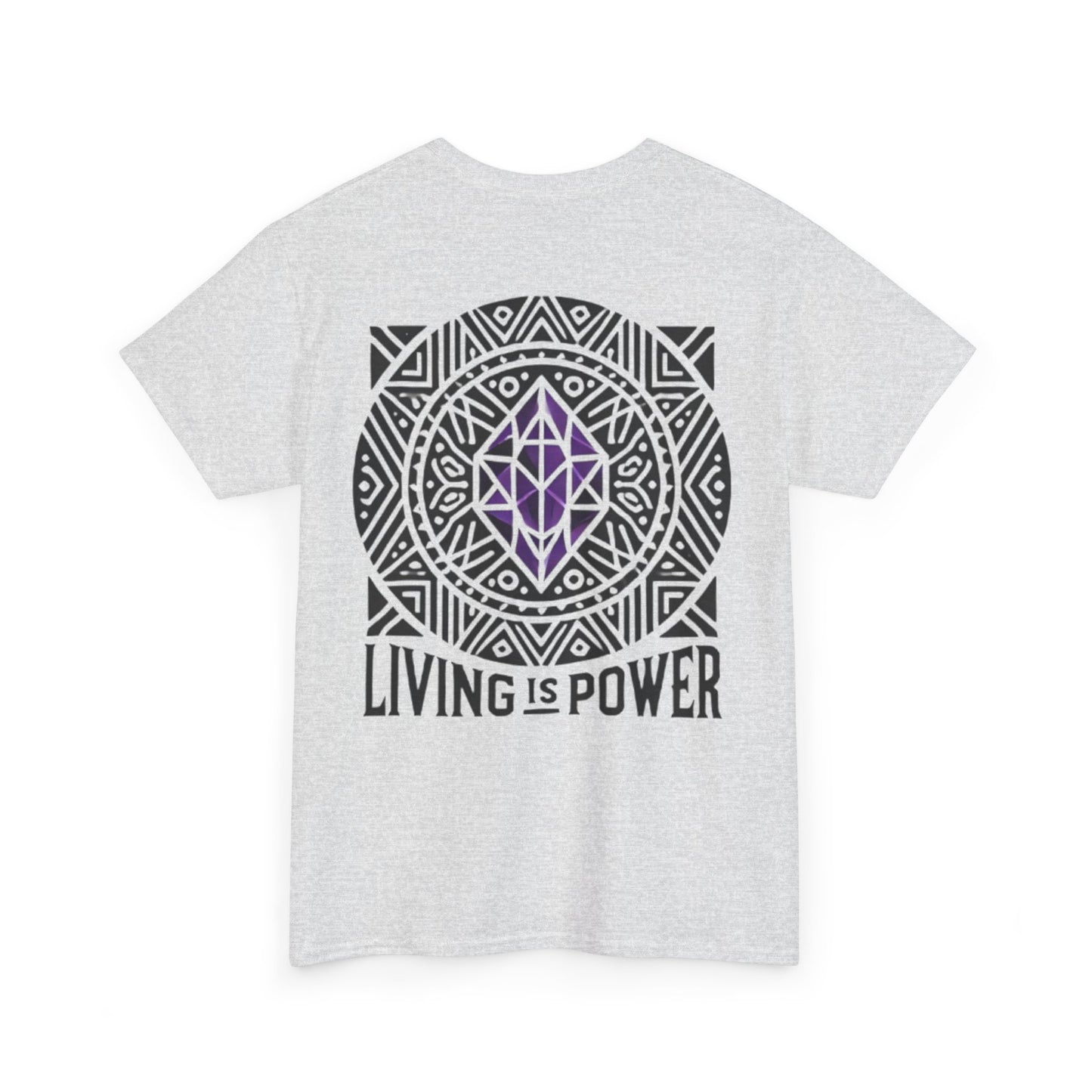 Crystal Power 'Living Is Power' T-Shirt , Crystal Apparel