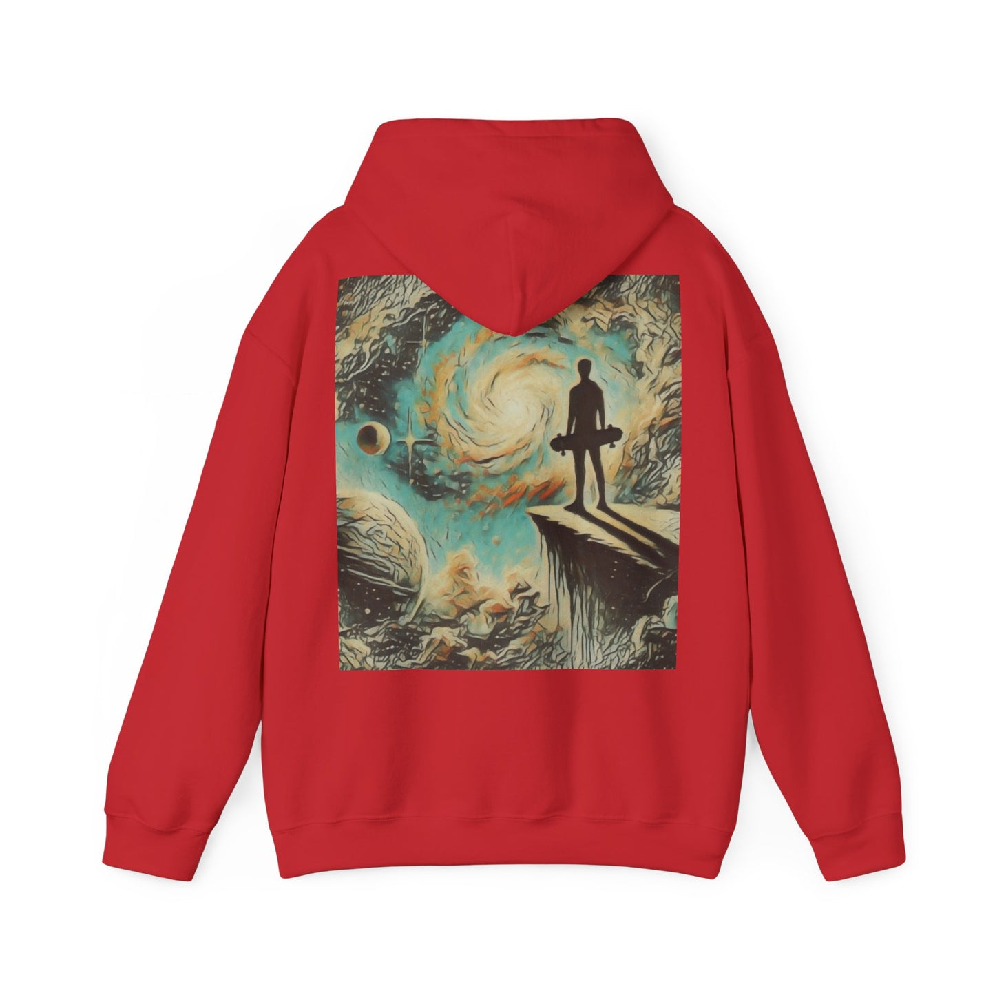 Skaters Dream Graphic Hoodie - Living is Power Merchandise,  Skateboarder Gift, Streetwear , Cool Hoodie for Skaters, Skater