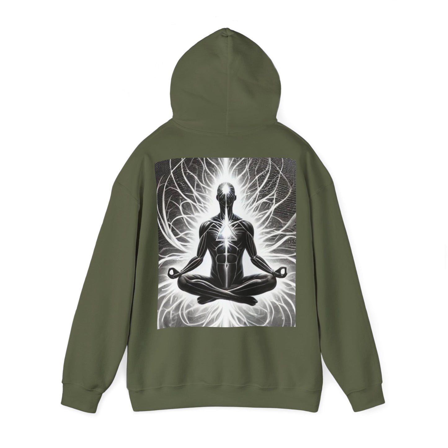 Meditation Power Within Fleece Hoodie | Living Is Power Merch