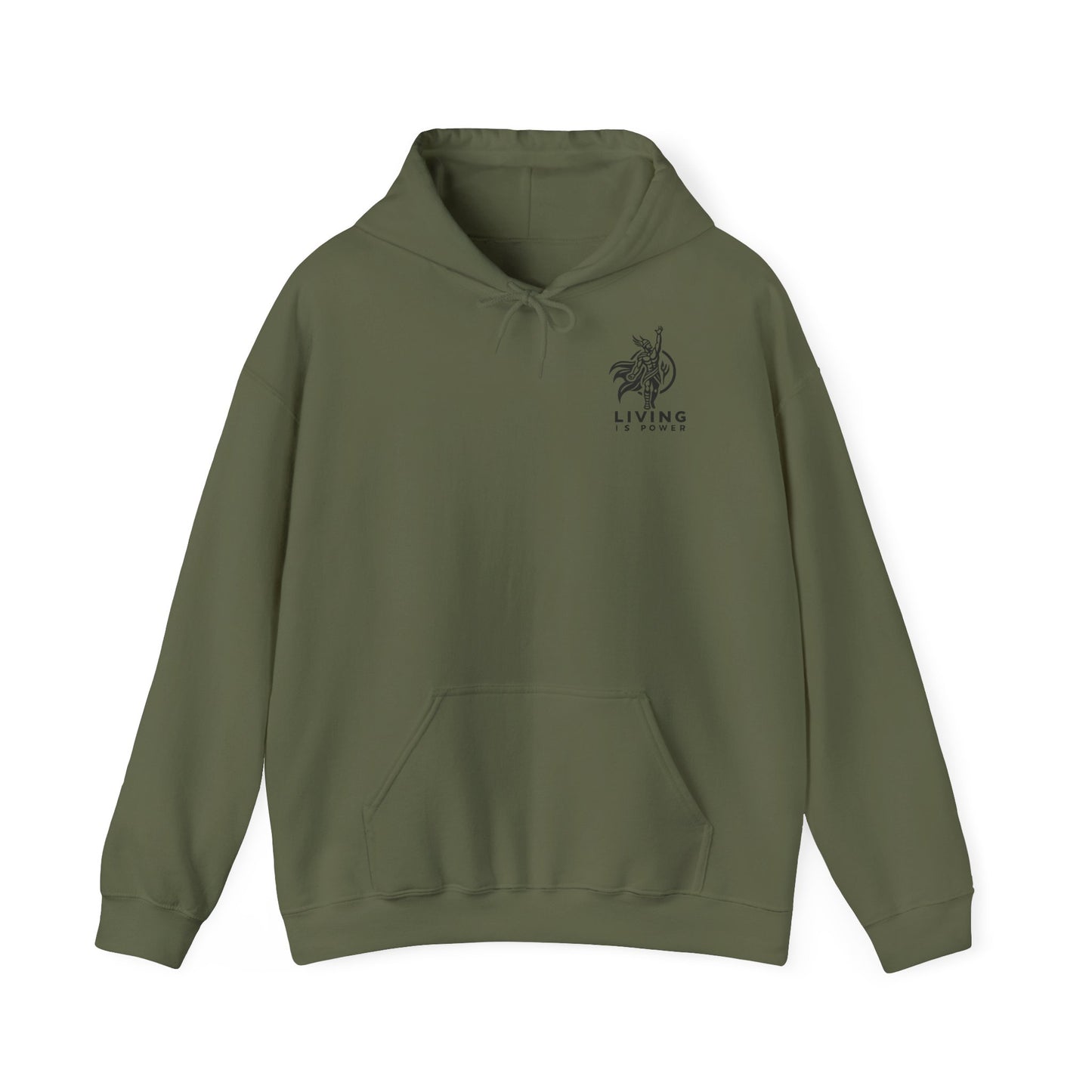 Athenian Warrior Hoodie, The Power Within | Living Is Power Merchandise