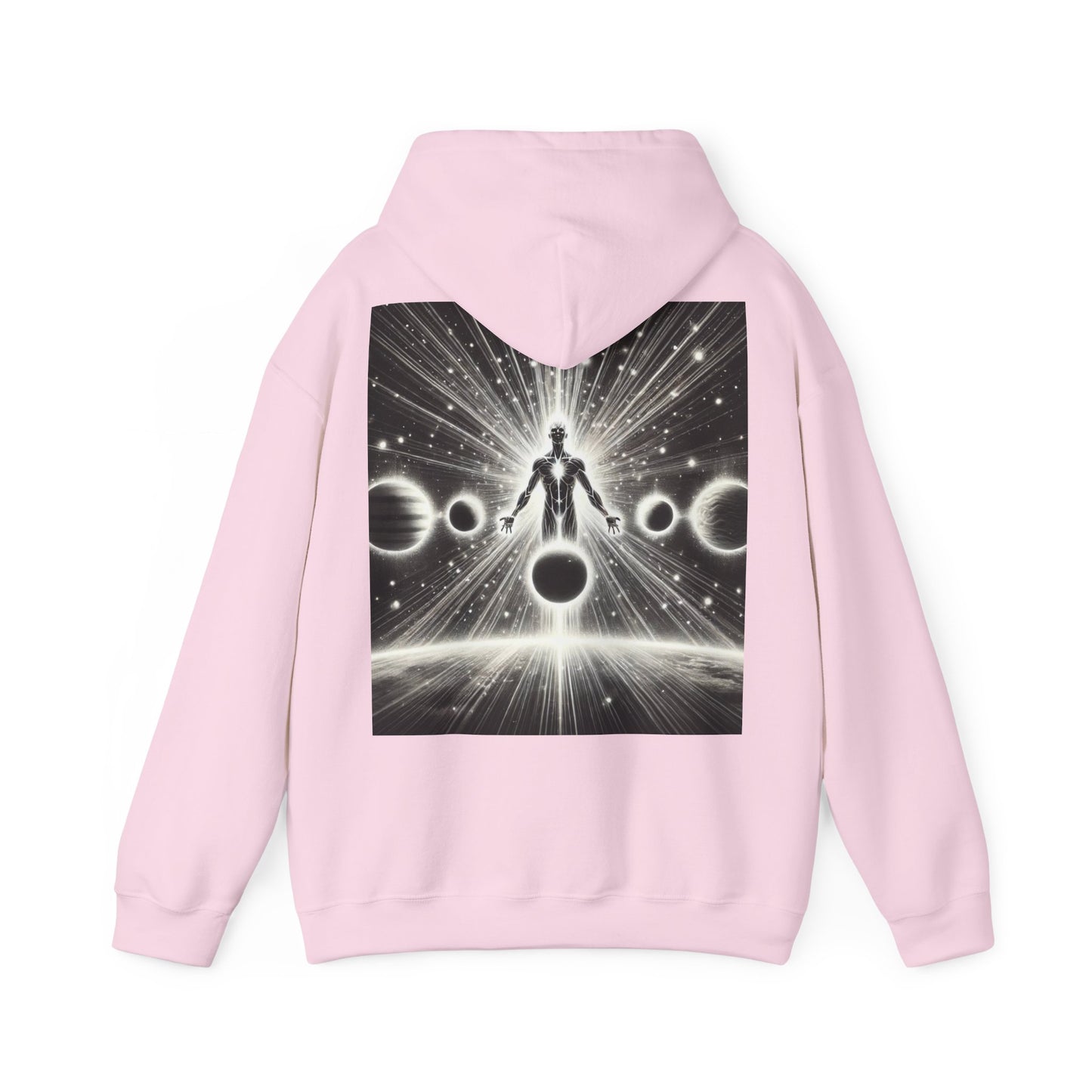 Power Within, Living Is Power Unisex Hoodie, Bold Power Graphic Hoodie, Inspirational Merchandise