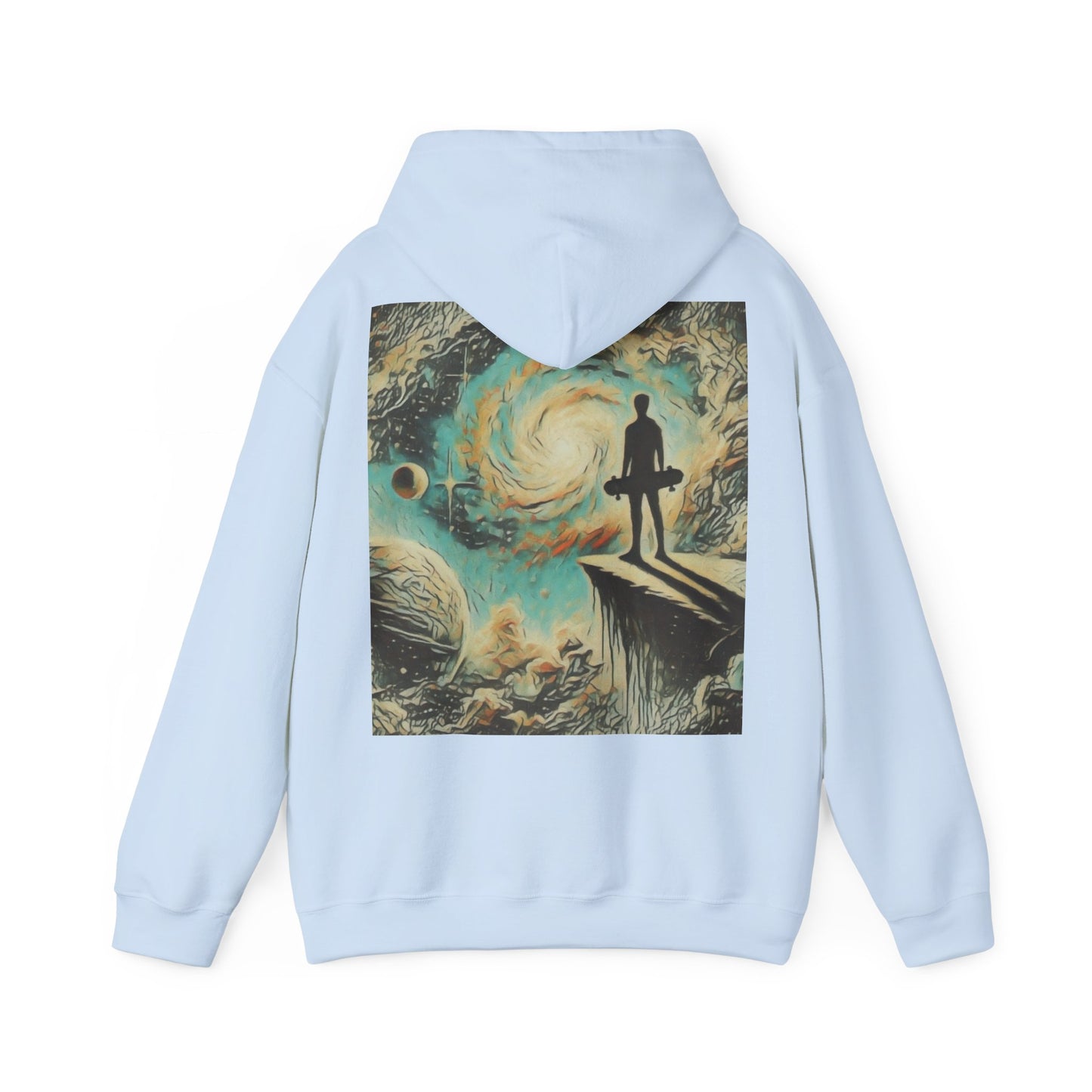 Skaters Dream Graphic Hoodie - Living is Power Merchandise,  Skateboarder Gift, Streetwear , Cool Hoodie for Skaters, Skater