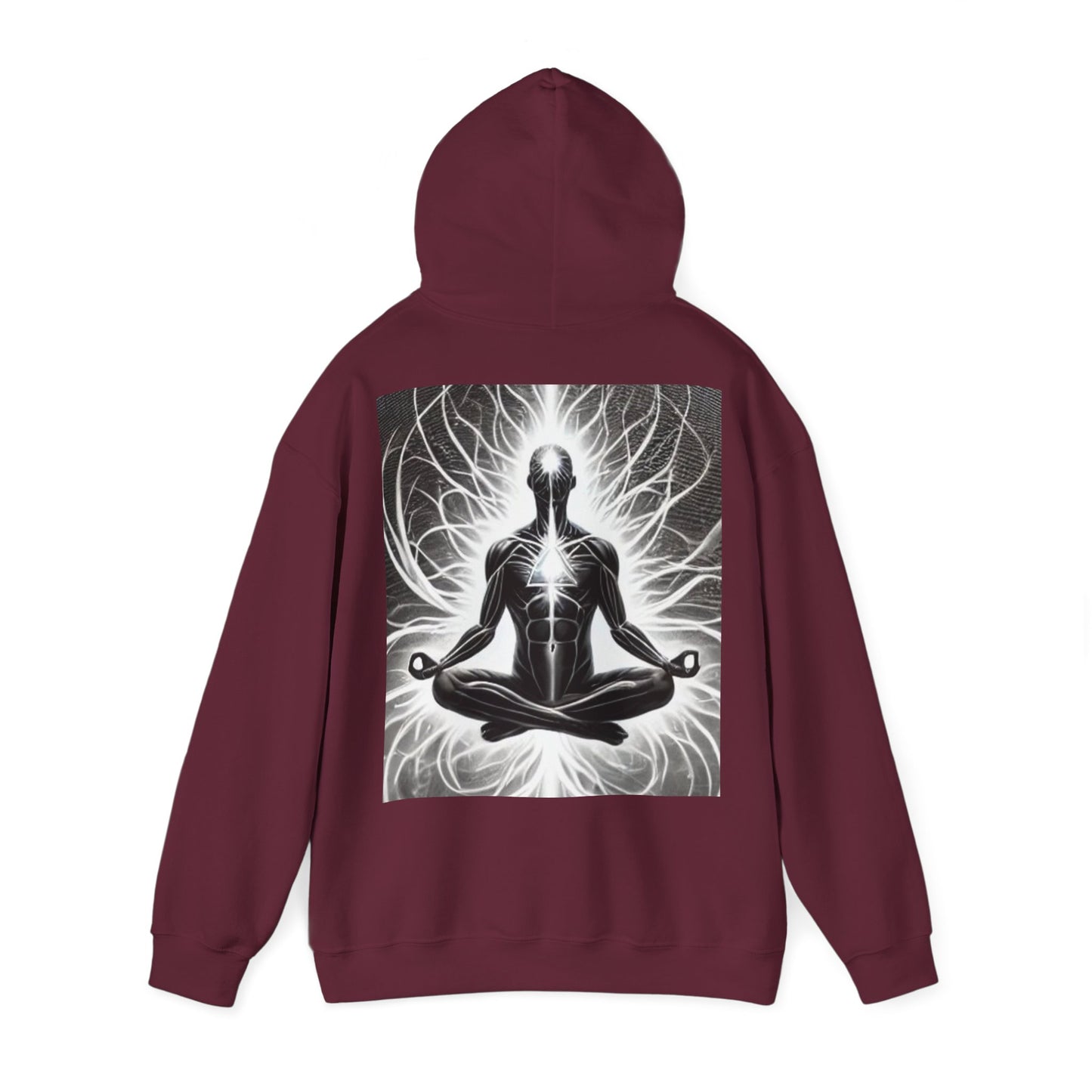 Meditation Power Within Fleece Hoodie | Living Is Power Merch