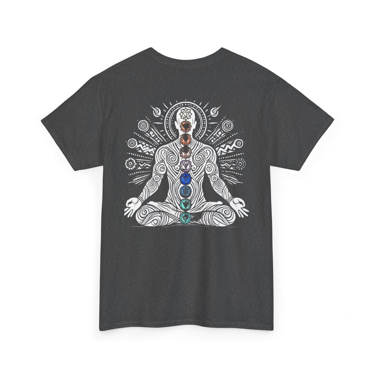 Meditation Graphic T-Shirt , Living Is Power Unisex Tee,  Empowering Mindfulness Apparel