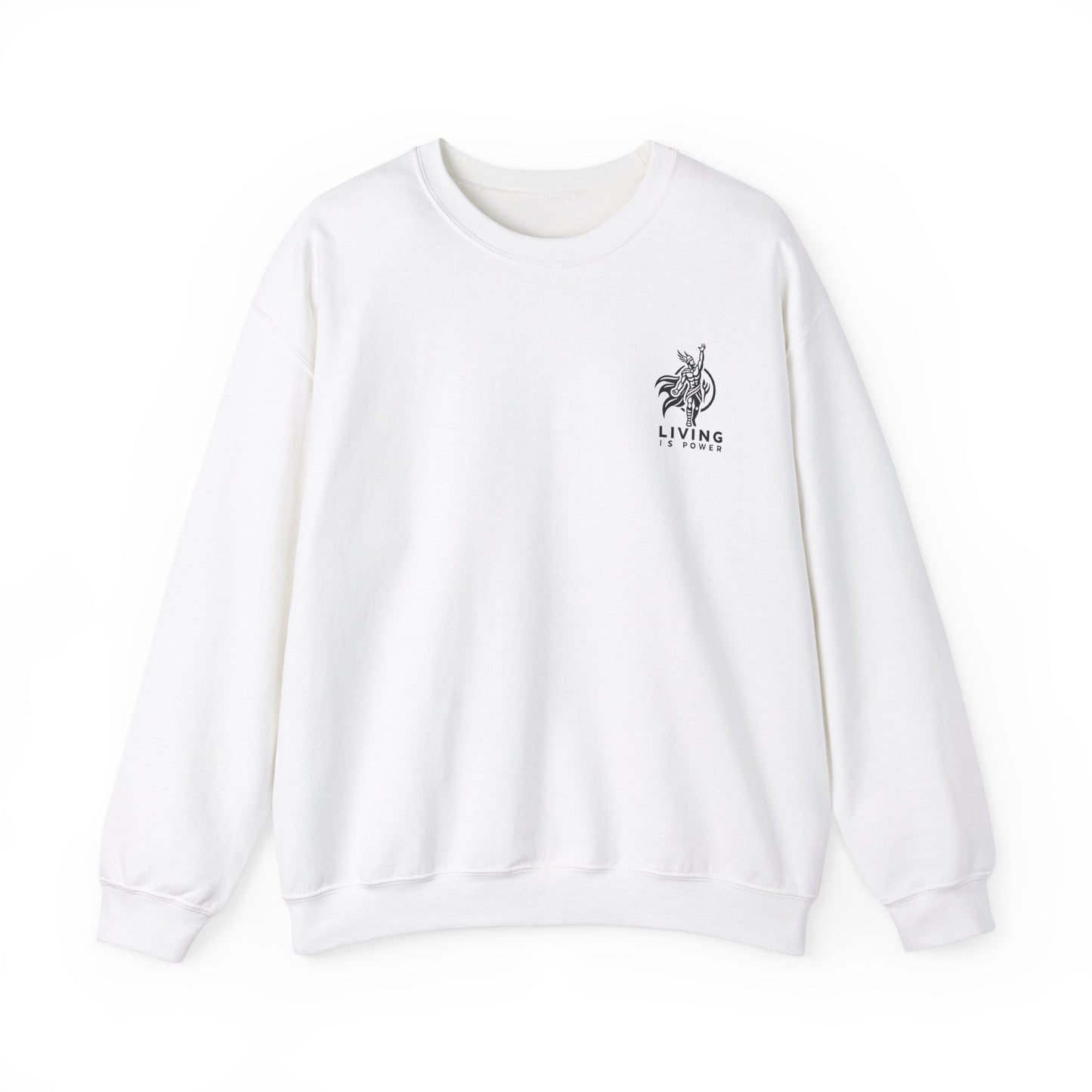 Greek Amazon Warrior Sweatshirt, The Power Within | Living Is Power Merchandise