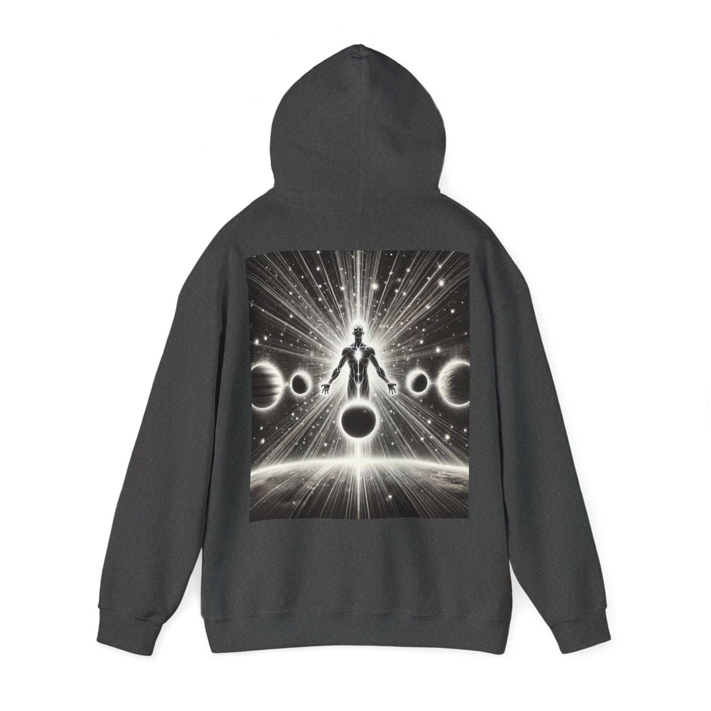 Power Within, Living Is Power Unisex Hoodie, Bold Power Graphic Hoodie, Inspirational Merchandise