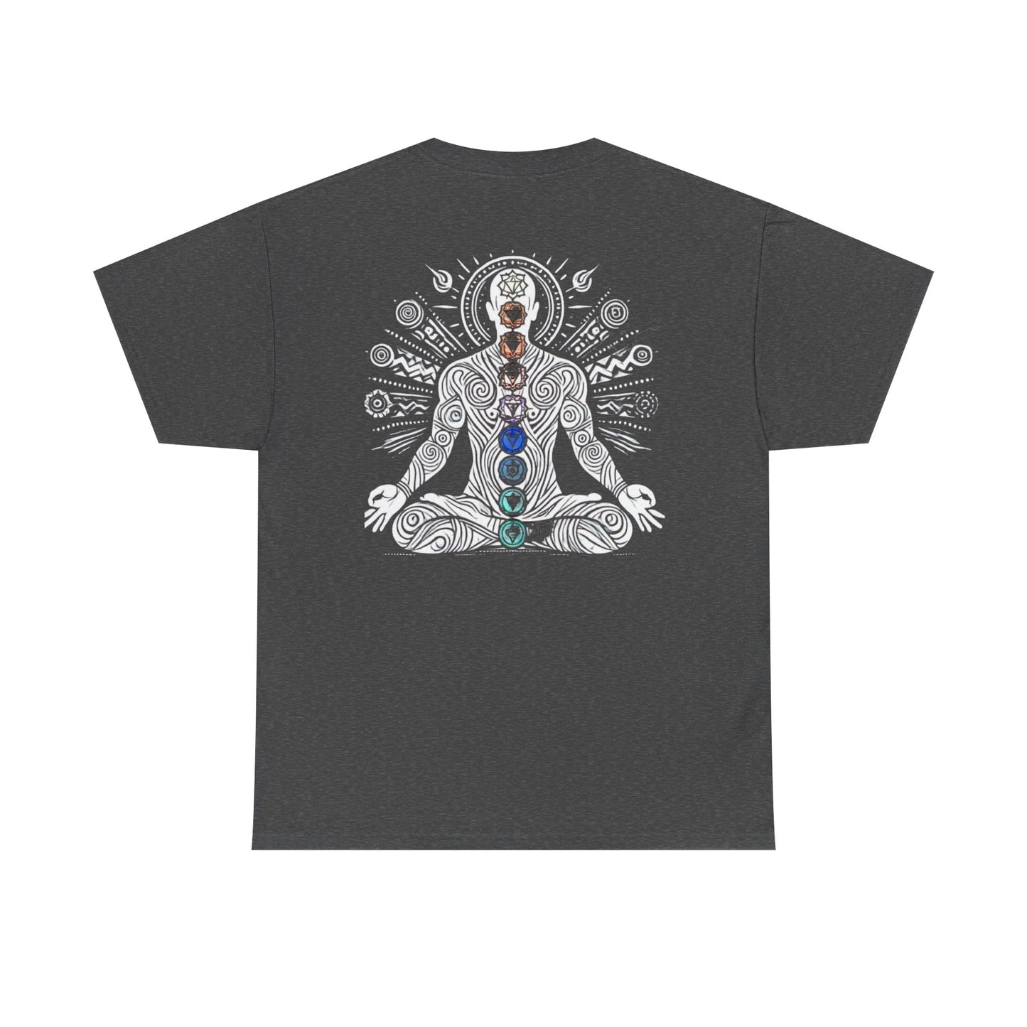 Meditation Graphic T-Shirt , Living Is Power Unisex Tee,  Empowering Mindfulness Apparel