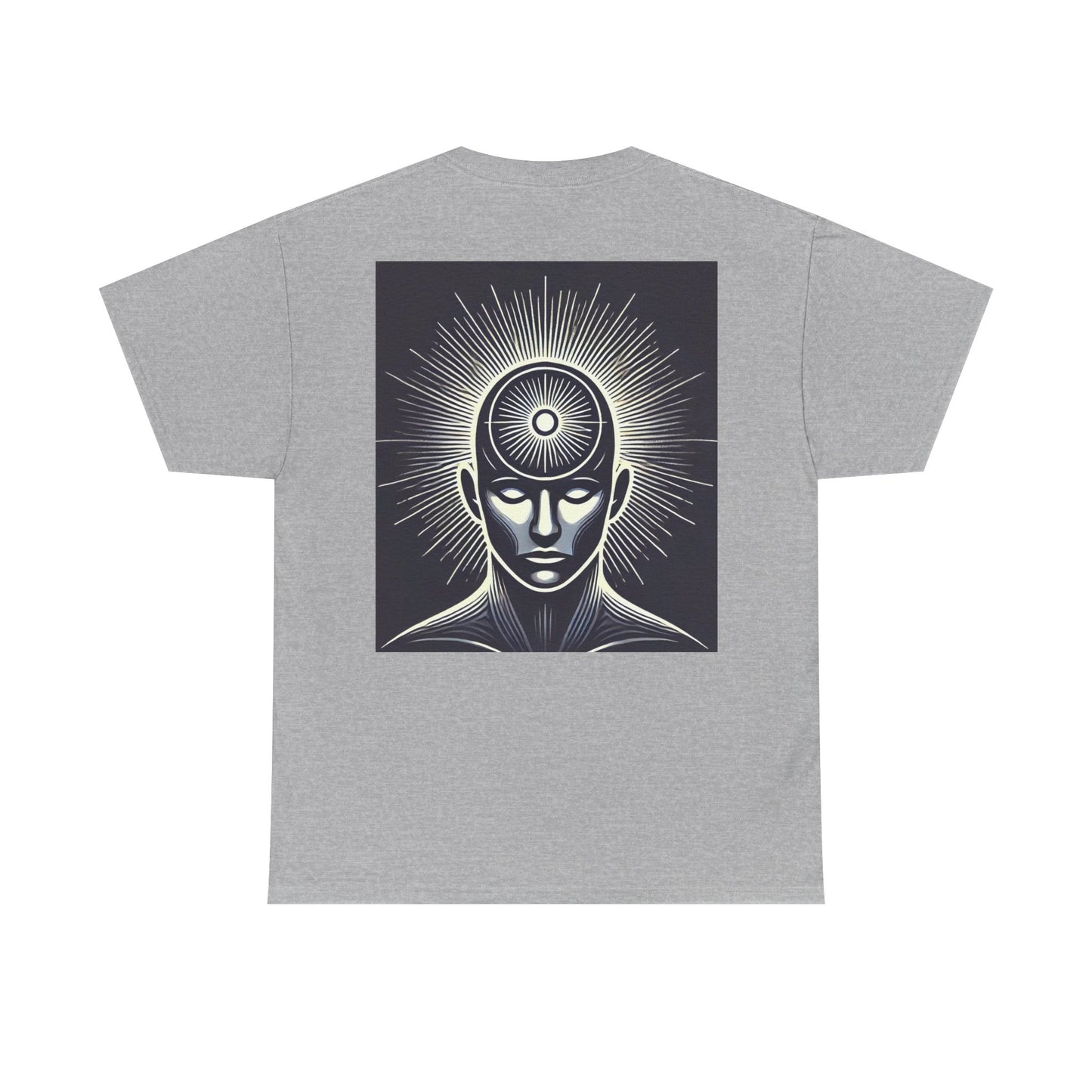 Power Head Graphic T Shirt, Living Is Power Unisex Tee, Bold & Empowering Statement Apparel