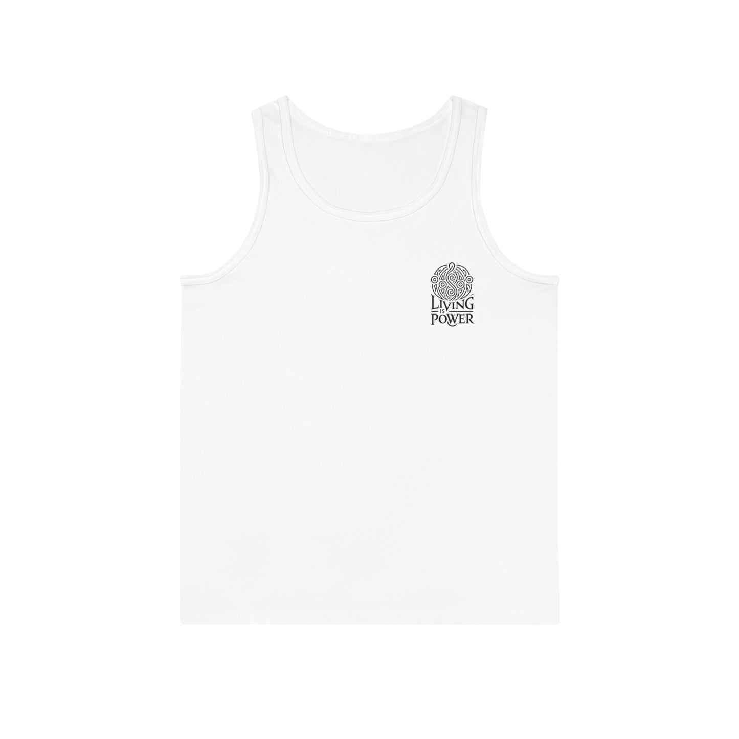 Unisex Soft Tank Top Living Is Power Merch