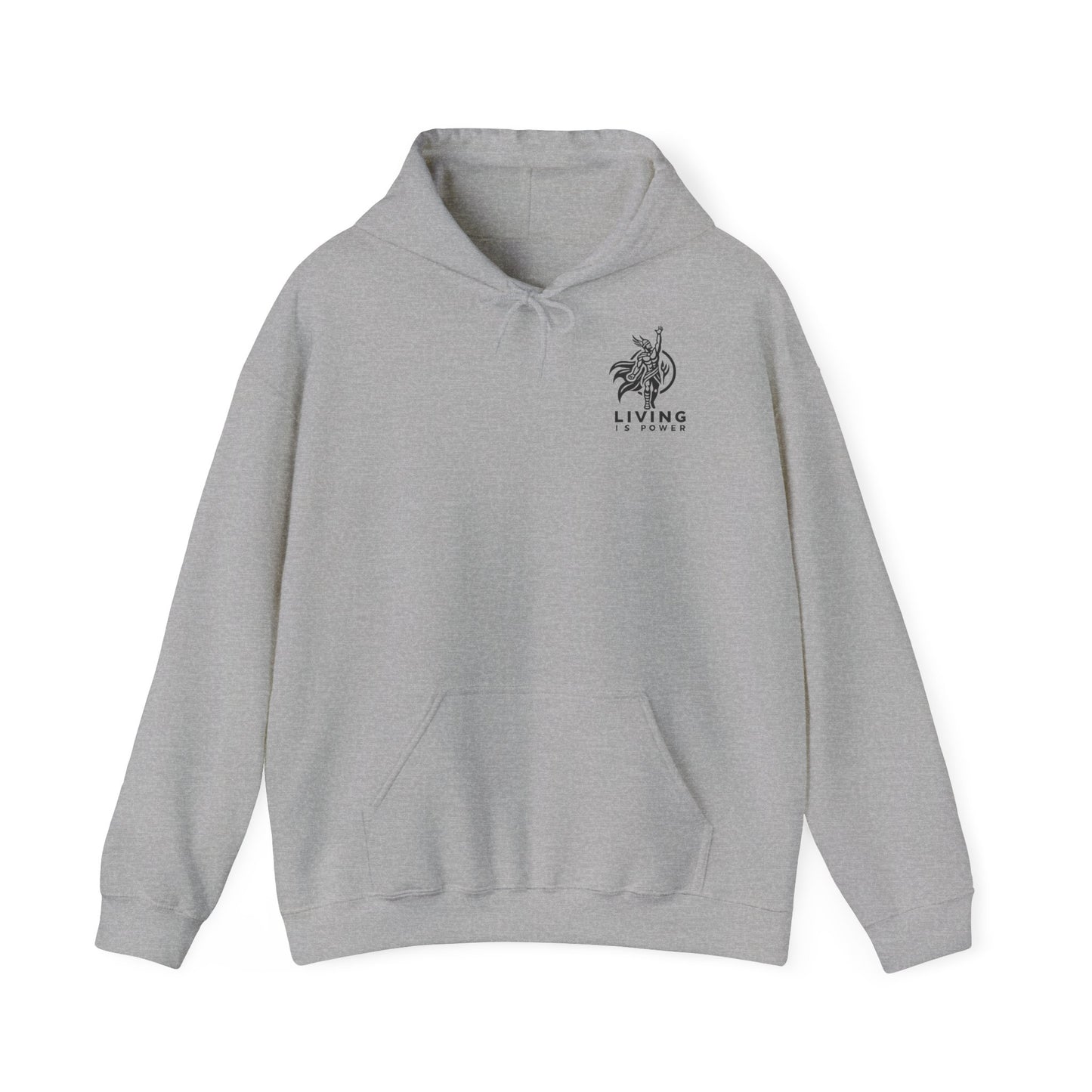 Athenian Warrior Hoodie, The Power Within | Living Is Power Merchandise