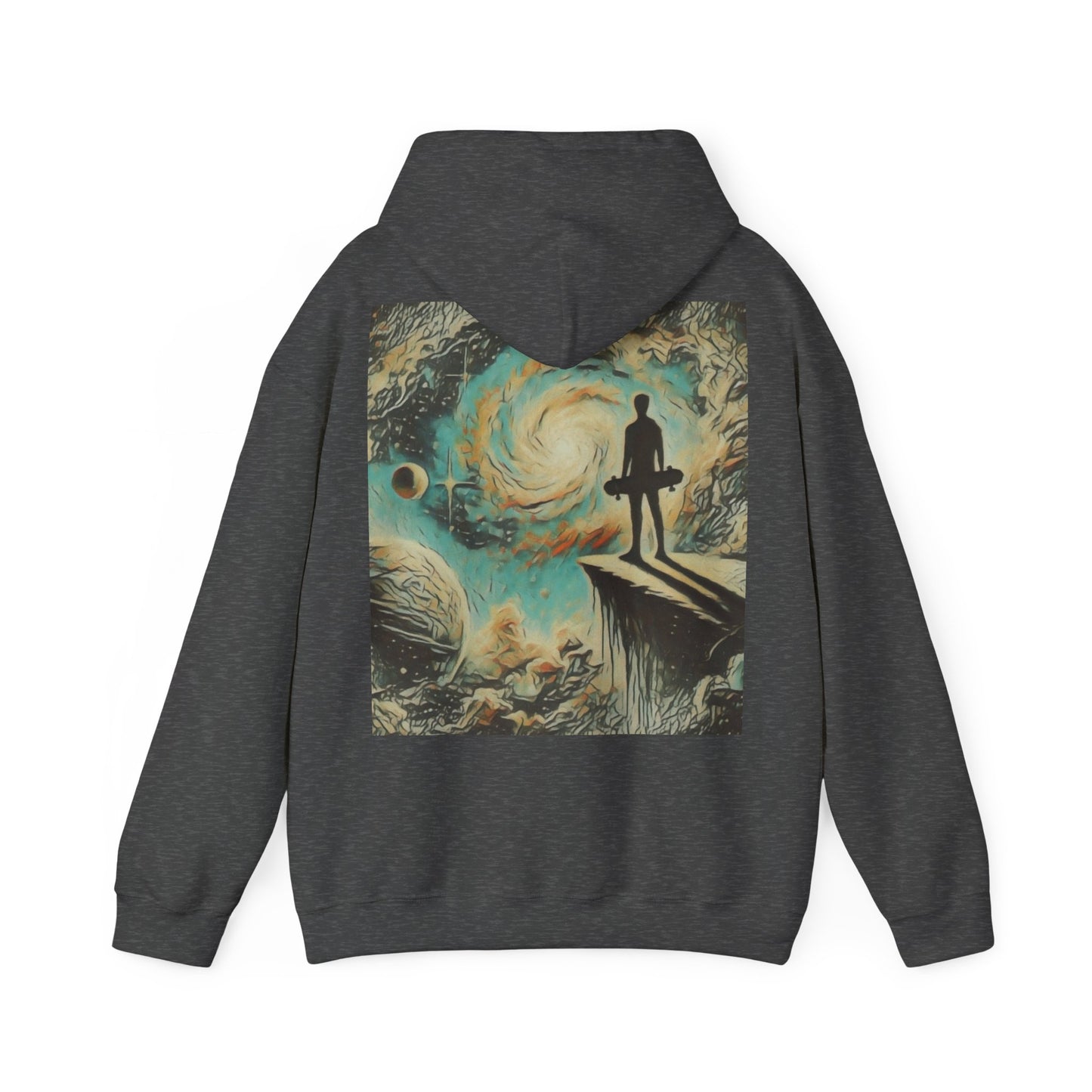 Skaters Dream Graphic Hoodie - Living is Power Merchandise,  Skateboarder Gift, Streetwear , Cool Hoodie for Skaters, Skater