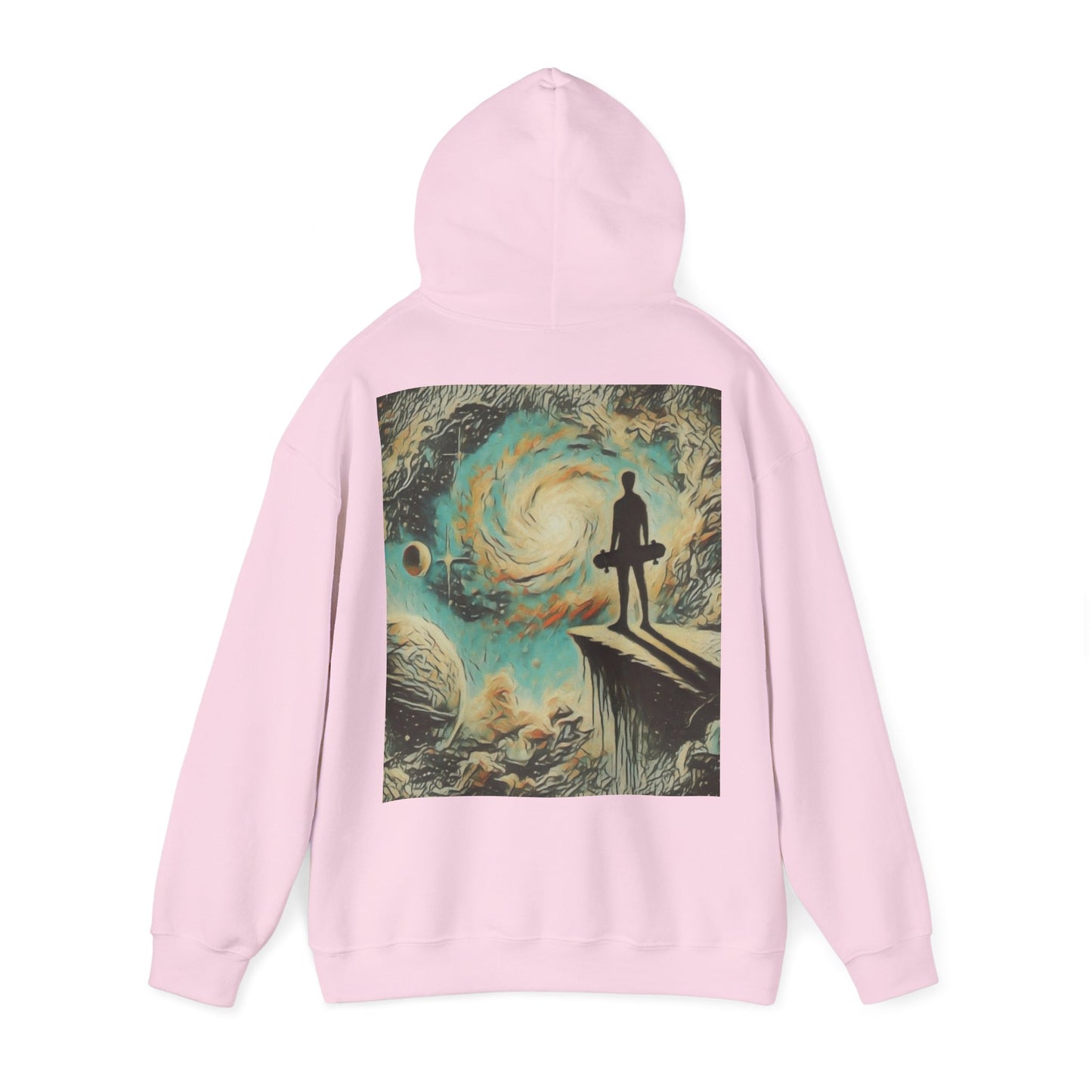 Skaters Dream Graphic Hoodie - Living is Power Merchandise,  Skateboarder Gift, Streetwear , Cool Hoodie for Skaters, Skater