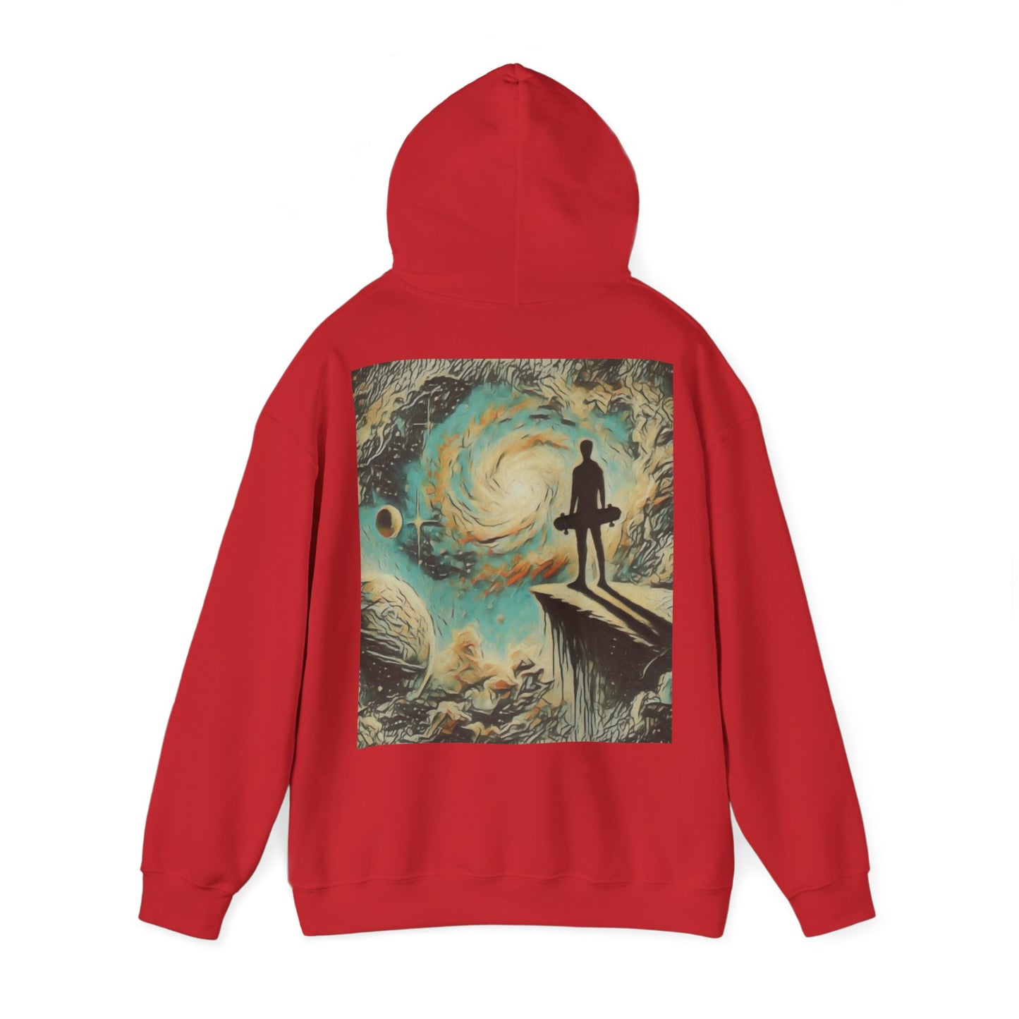 Skaters Dream Graphic Hoodie - Living is Power Merchandise,  Skateboarder Gift, Streetwear , Cool Hoodie for Skaters, Skater