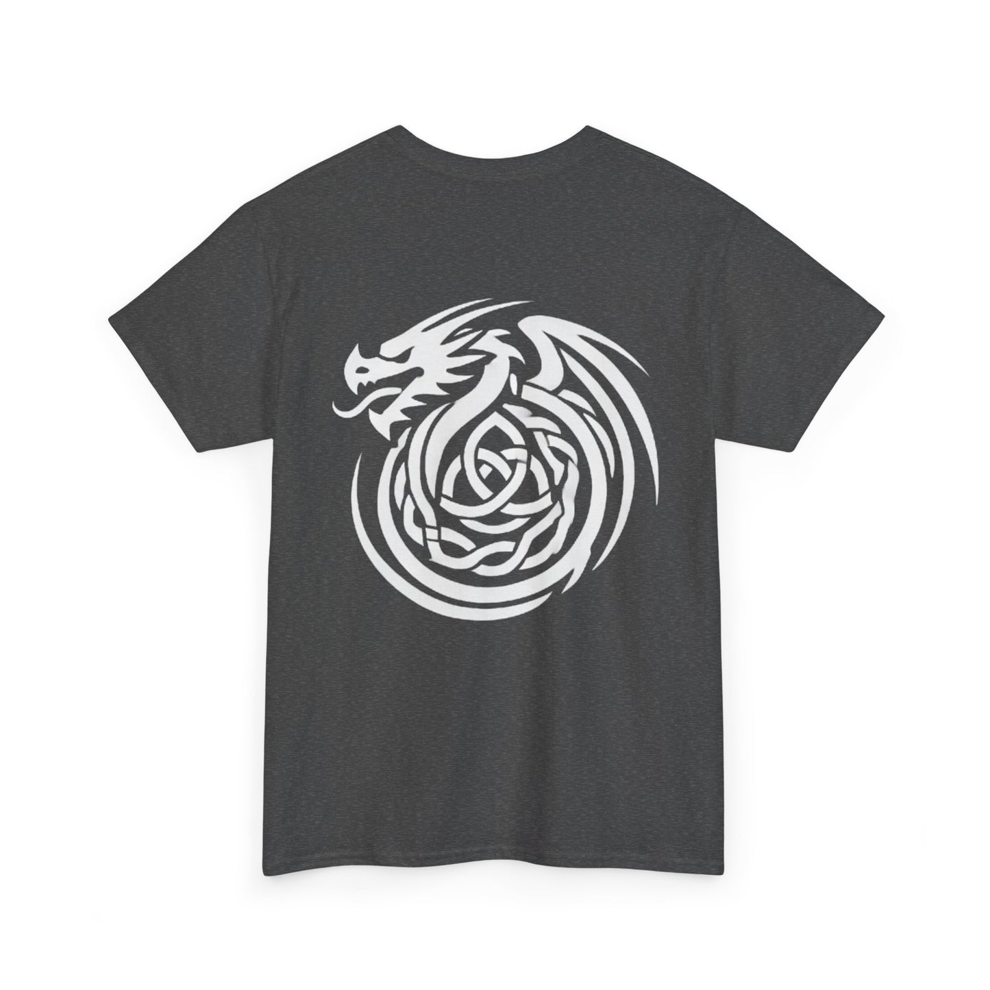 Dragon Triskele, Living Is Power Tee, Nordic style, Power within