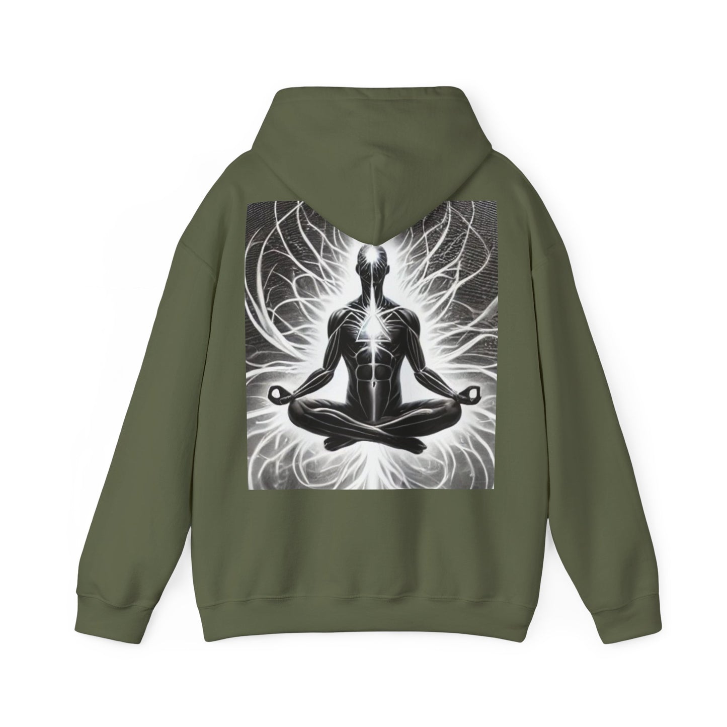 Meditation Power Within Fleece Hoodie | Living Is Power Merch