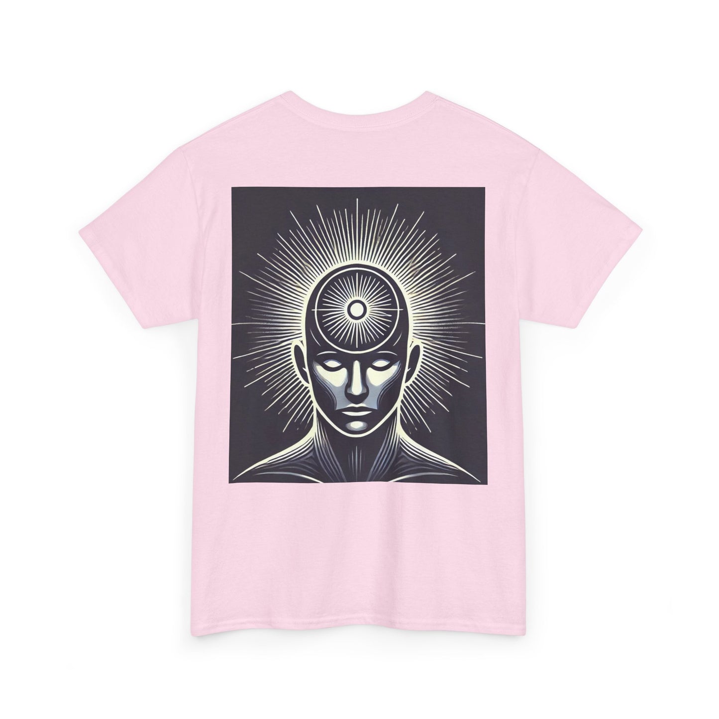 Power Head Graphic T Shirt, Living Is Power Unisex Tee, Bold & Empowering Statement Apparel