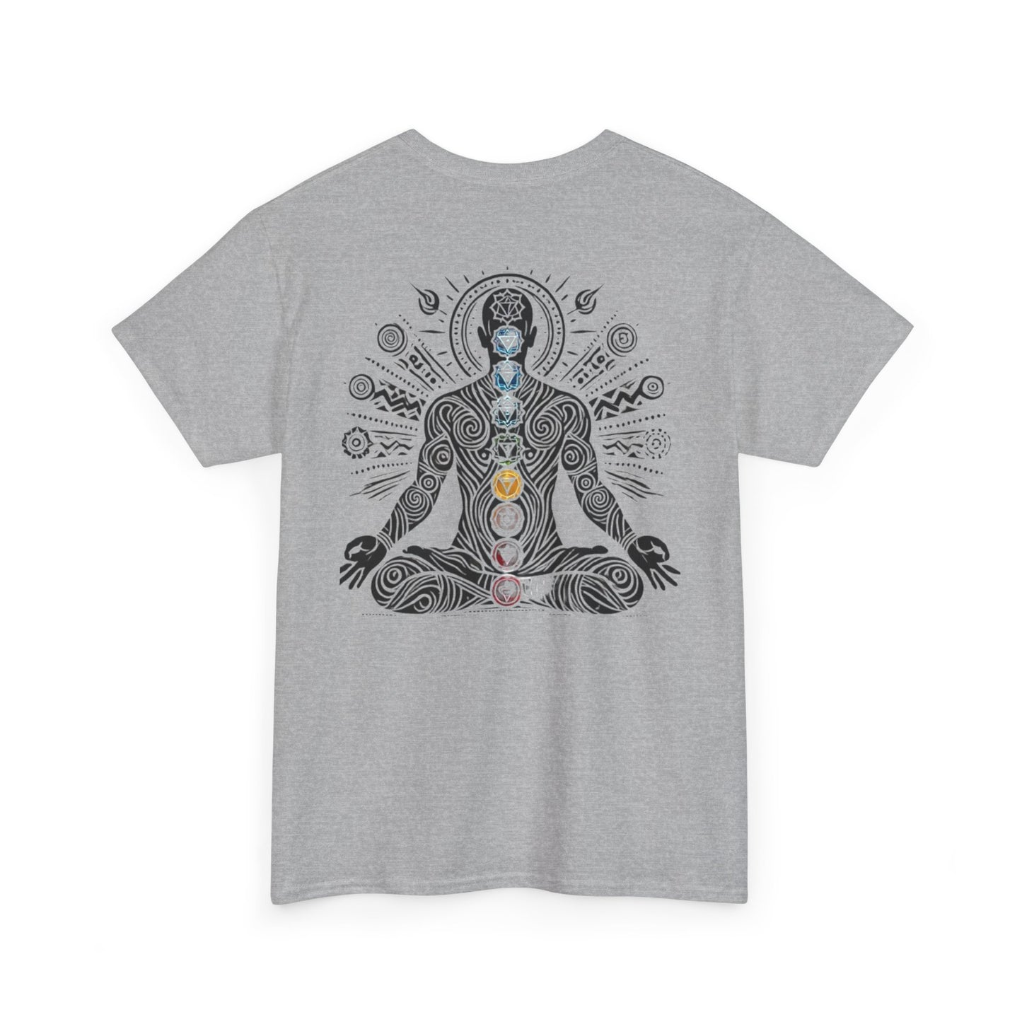 Meditation Graphic T-Shirt , Living Is Power Unisex Tee,  Empowering Mindfulness Apparel