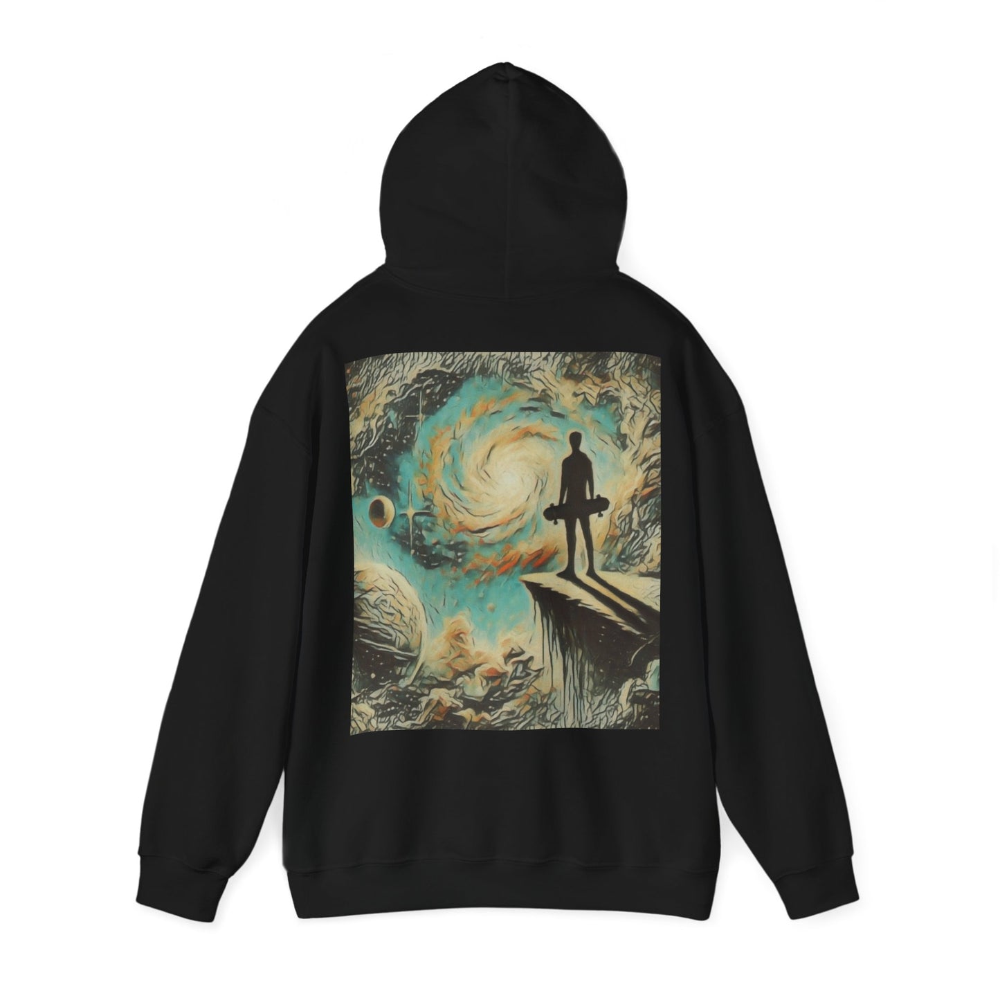 Skaters Dream Graphic Hoodie - Living is Power Merchandise,  Skateboarder Gift, Streetwear , Cool Hoodie for Skaters, Skater