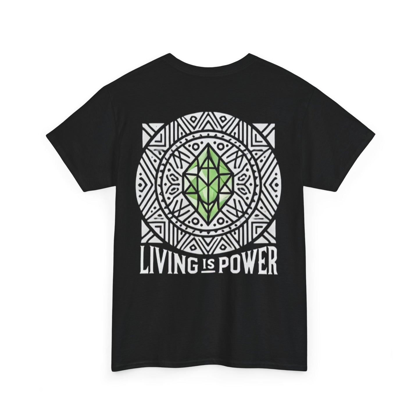 Crystal Power 'Living Is Power' T-Shirt , Crystal Apparel