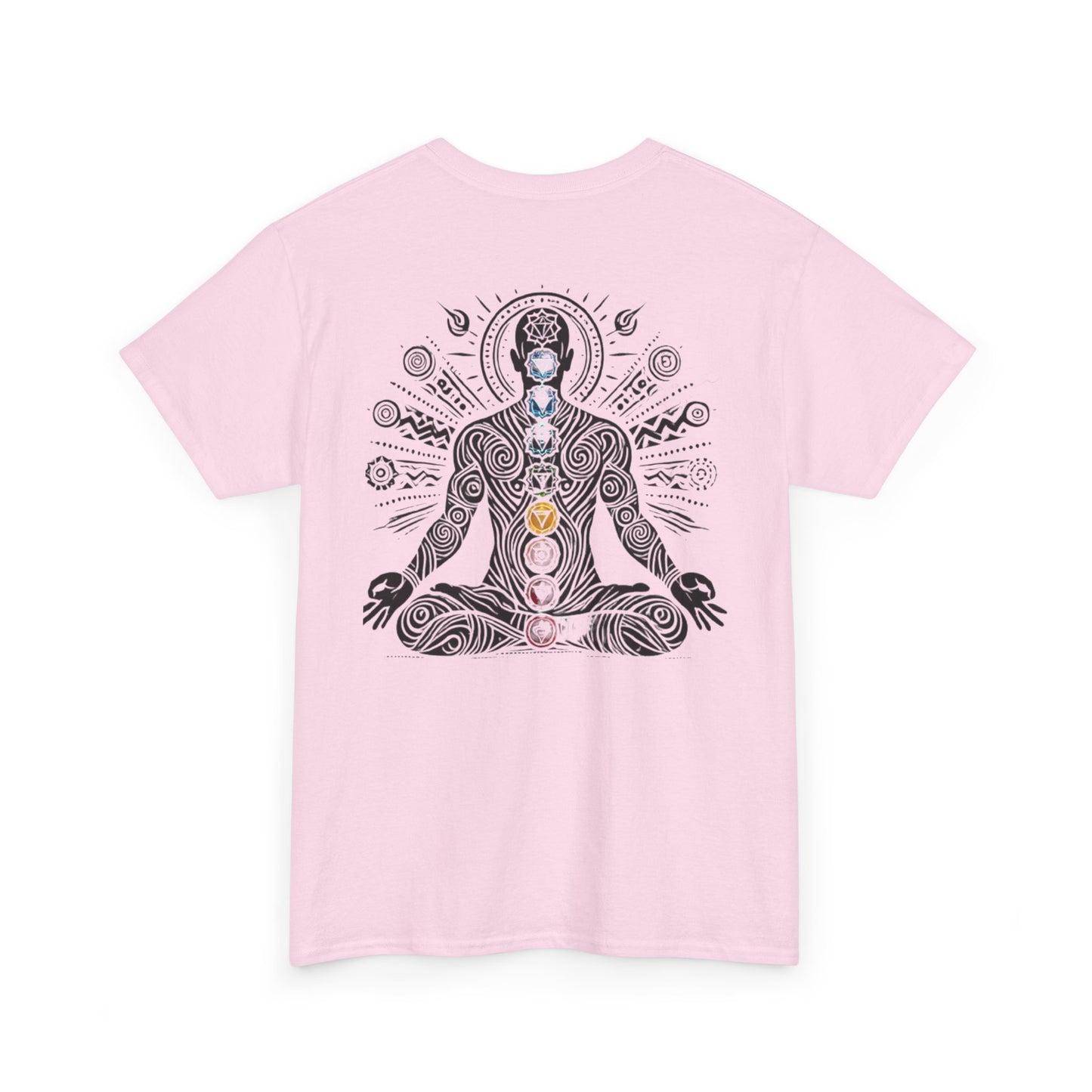 T-shirt graphique de méditation, t-shirt unisexe Living Is Power, vêtements de pleine conscience stimulants