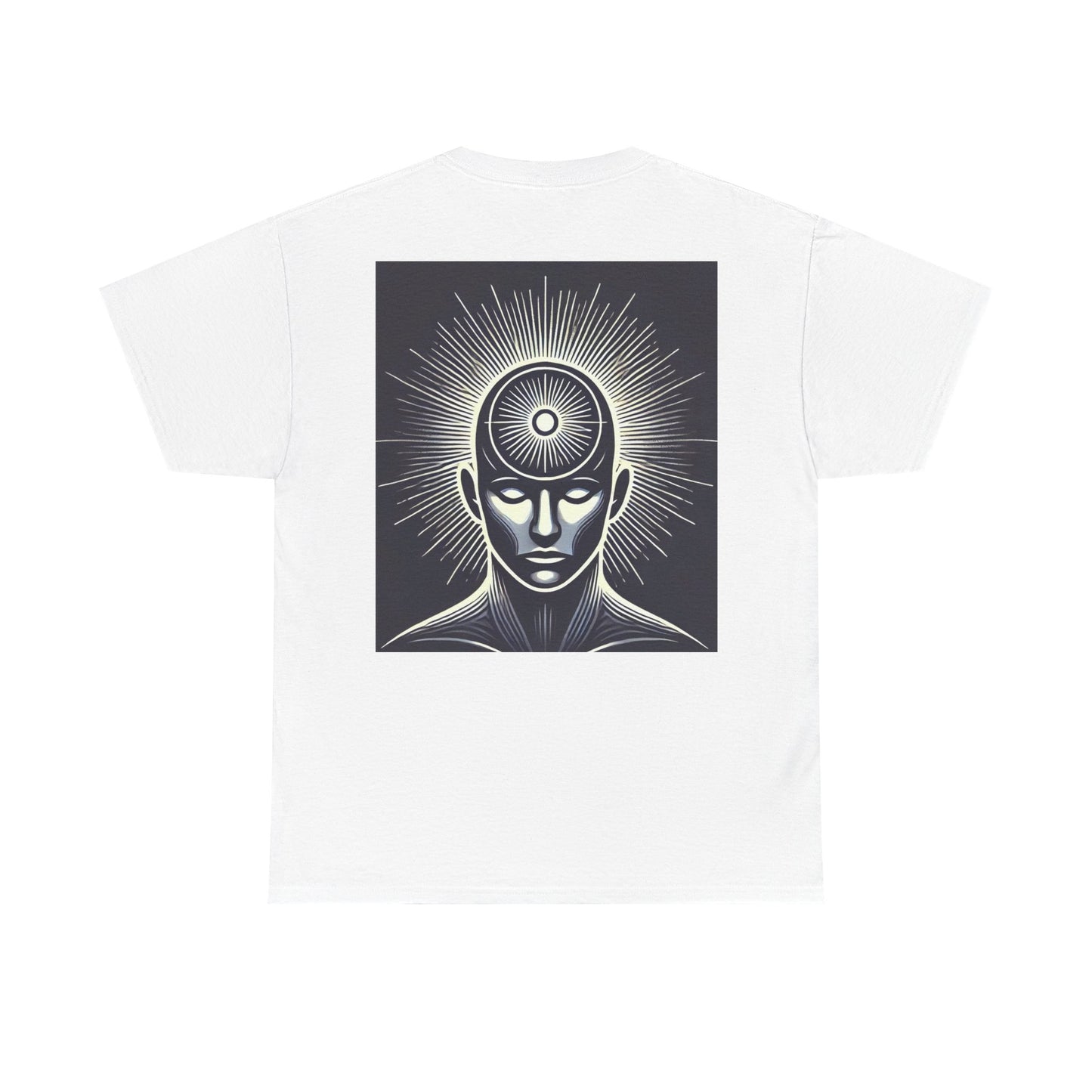 Power Head Graphic T Shirt, Living Is Power Unisex Tee, Bold & Empowering Statement Apparel