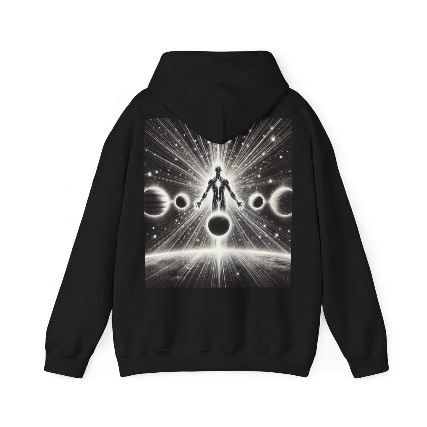 Power Within, Living Is Power Unisex Hoodie, Bold Power Graphic Hoodie, Inspirational Merchandise