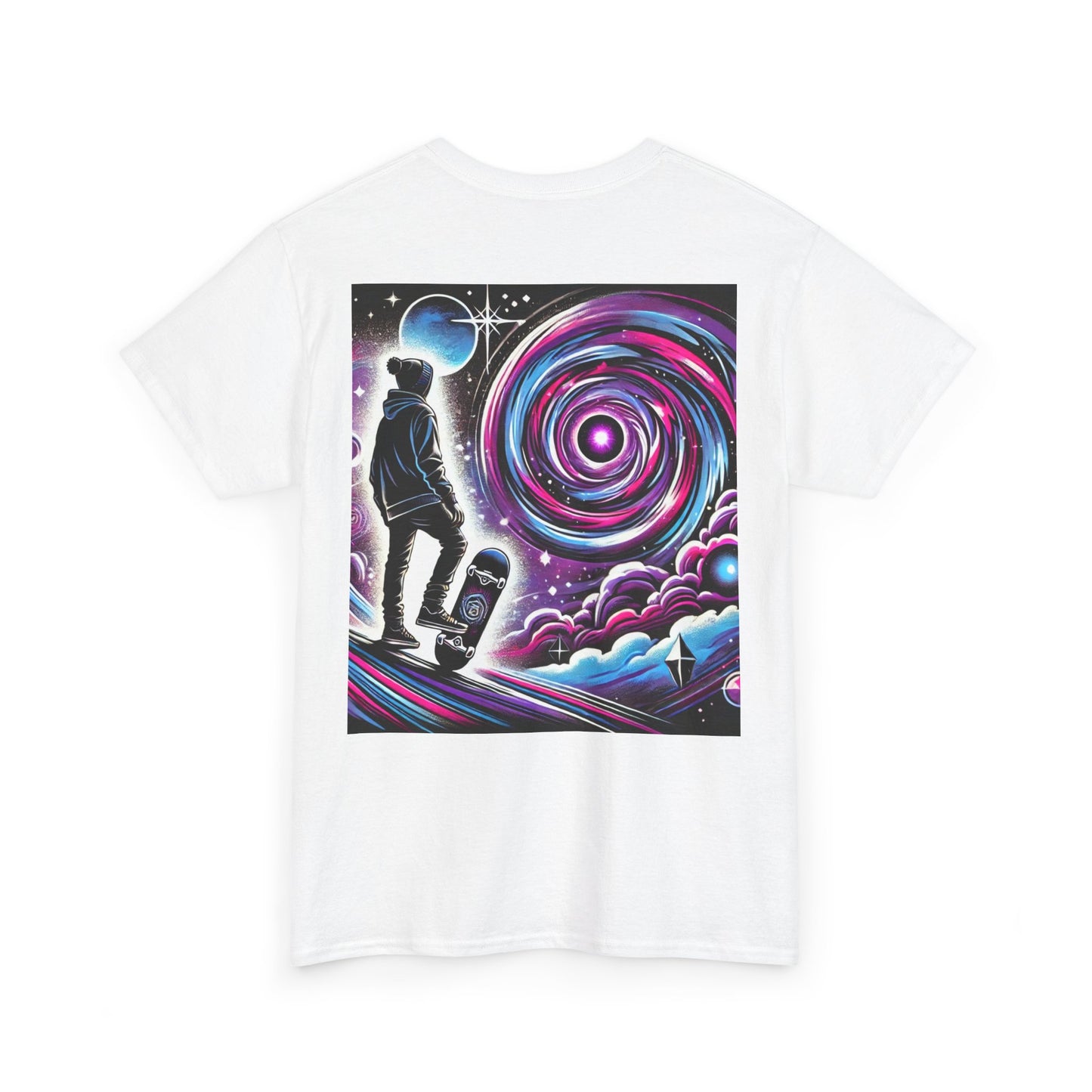 Skaters Universal Dream Graphic Tee - Living is Power Merchandise, Unisex T-Shirt, Skateboarder Gift, Streetwear Shirt, Skater