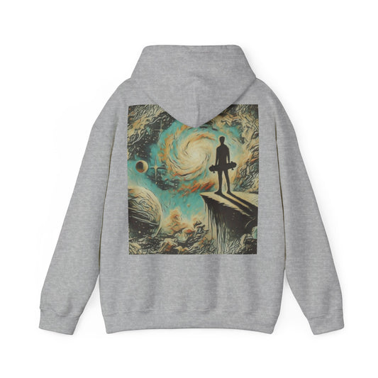 Skaters Dream Graphic Hoodie - Living is Power Merchandise,  Skateboarder Gift, Streetwear , Cool Hoodie for Skaters, Skater