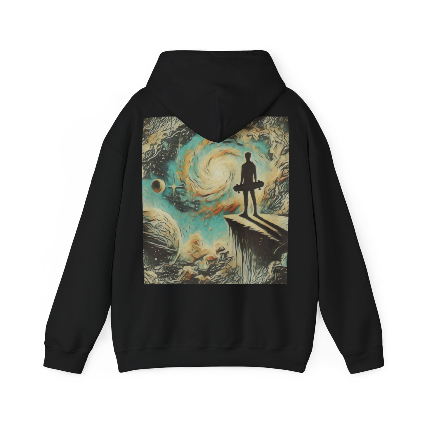 Skaters Dream Graphic Hoodie - Living is Power Merchandise,  Skateboarder Gift, Streetwear , Cool Hoodie for Skaters, Skater