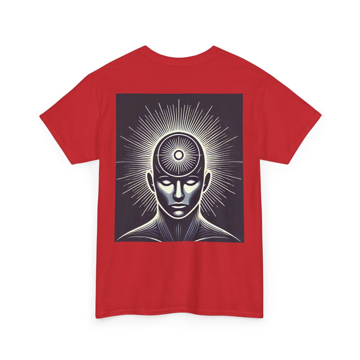 Power Head Graphic T Shirt, Living Is Power Unisex Tee, Bold & Empowering Statement Apparel