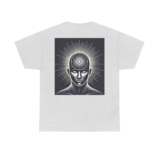 Power Head Graphic T Shirt, Living Is Power Unisex Tee, Bold & Empowering Statement Apparel