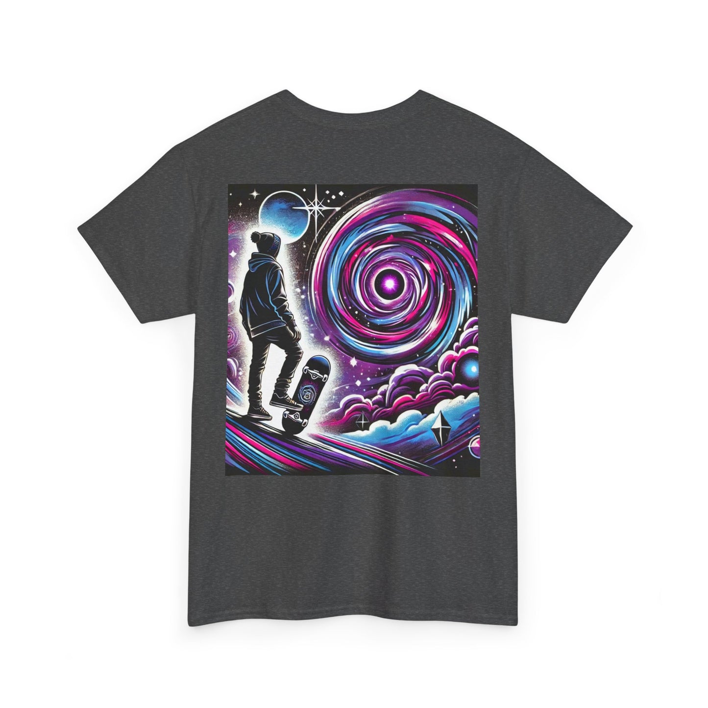 Skaters Universal Dream Graphic Tee - Living is Power Merchandise, Unisex T-Shirt, Skateboarder Gift, Streetwear Shirt, Skater