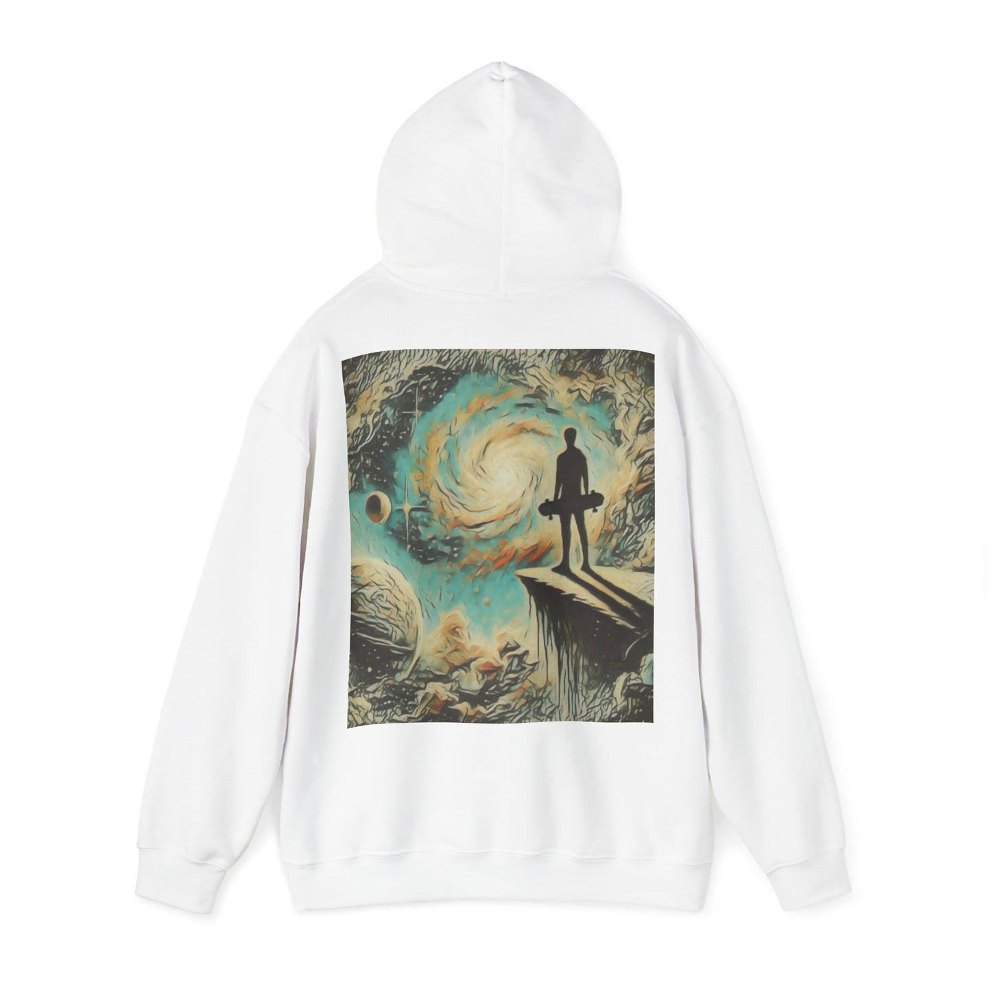 Skaters Dream Graphic Hoodie - Living is Power Merchandise,  Skateboarder Gift, Streetwear , Cool Hoodie for Skaters, Skater