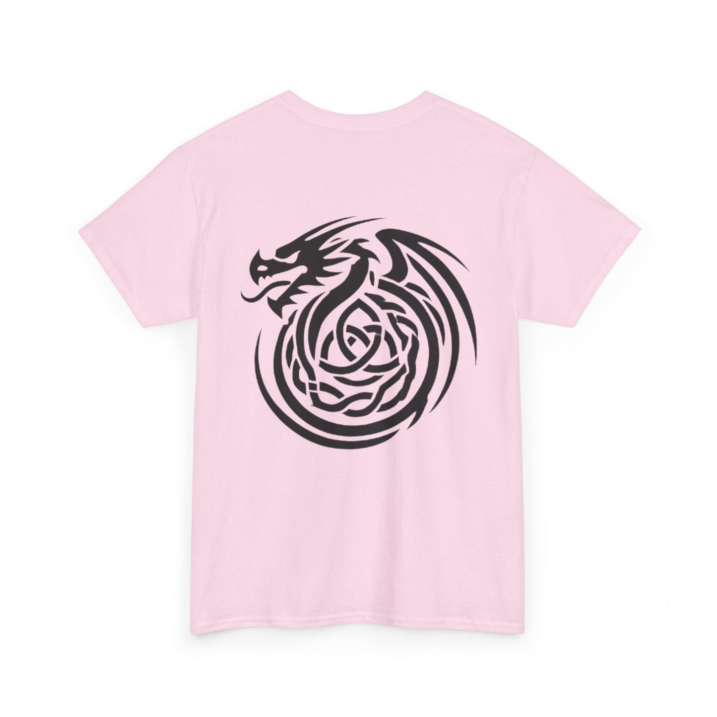 Dragon Triskele, Living Is Power Tee, Nordic style, Power within